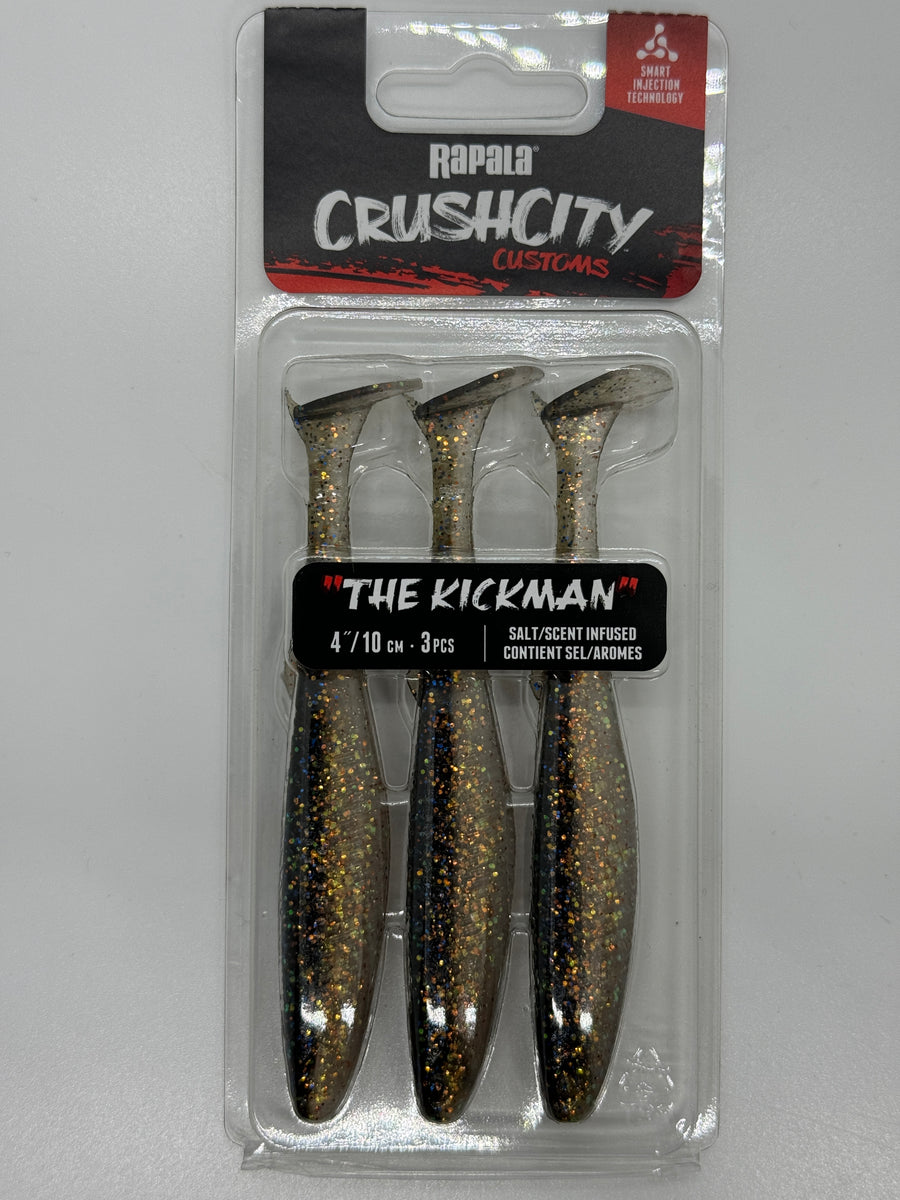 Leurres De Pêche Rapala Crushcity Shad The Kickman - Pour Brochet Et Perche, Neuf