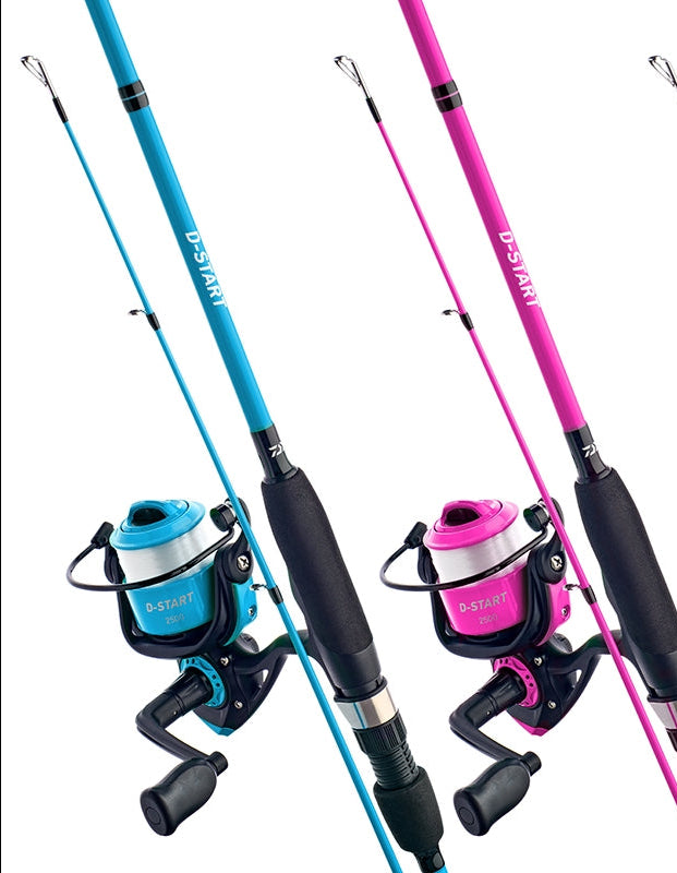 Daiwa D-Start 6'6' Kids Combo Rod- Pink – Baits'R'Us
