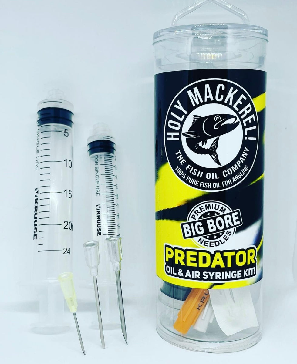 Holy Mackerel Predator Oil & Air Syringe Kit Baits'R'Us