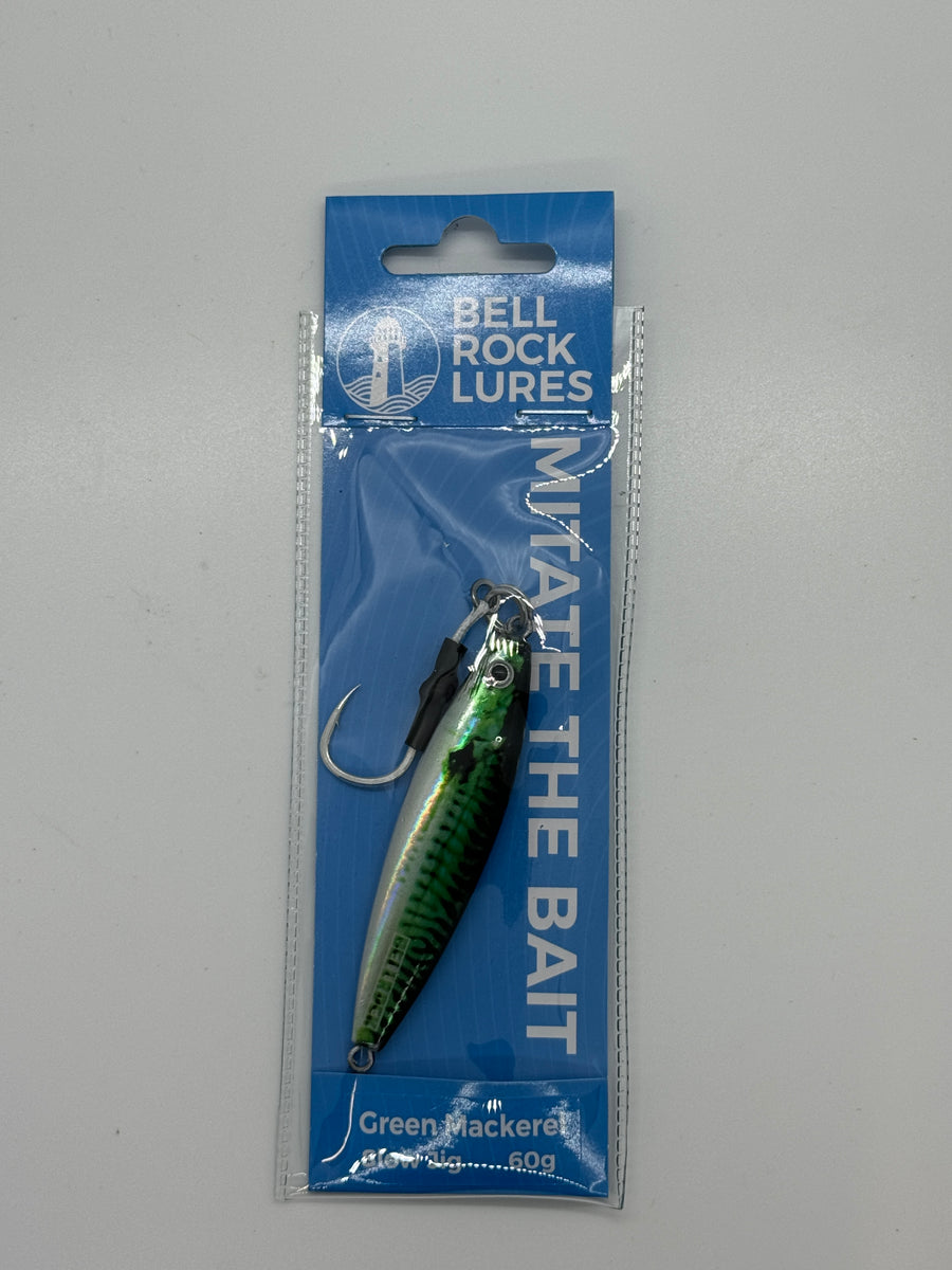 Bell Rock Lures Slow jig Green Mackerel 60g Baits'R'Us