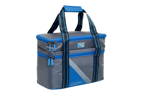 Sonik Sea Fishing Bait Cool Bag - Insulated, Waterproof, 29x20x19cm, Blue/Silver, For Bait & Food