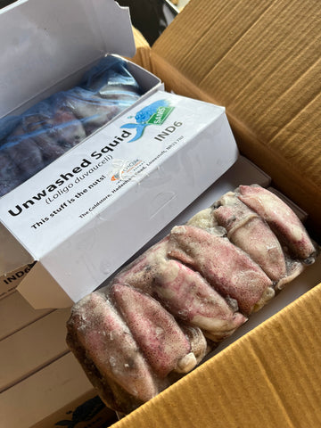 Sam Baits Unwashed Squid 400g Box