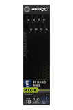 Matrix MXC-6 Size 18 Barbless / 0.125mm / 6" (15cm) F1 Band - 8pcs