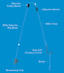 Sakuma Pulley Dongle Rigs