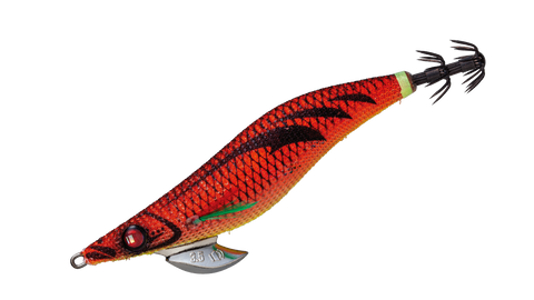 Major Craft Egizo Bait Feather ONPA Sonic (Rattle) - 2.5 - Glow Appeal Red - Squid Jig