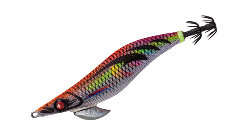 Major Craft Egizo Bait Feather ONPA Sonic (Rattle) - 3.0 - Blue Glow Marble Orange - Squid Jig