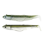 Fiiish Black Minnow - Khaki & Ghost Minnow Double Combo - Offshore 25g - Size 3