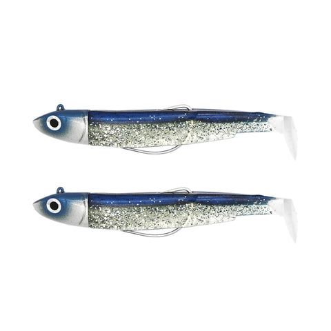 fiiish black minnow fishing lure Fiiish Black Minnow - Barracuda Blue Double Combo - Off Shore 25g