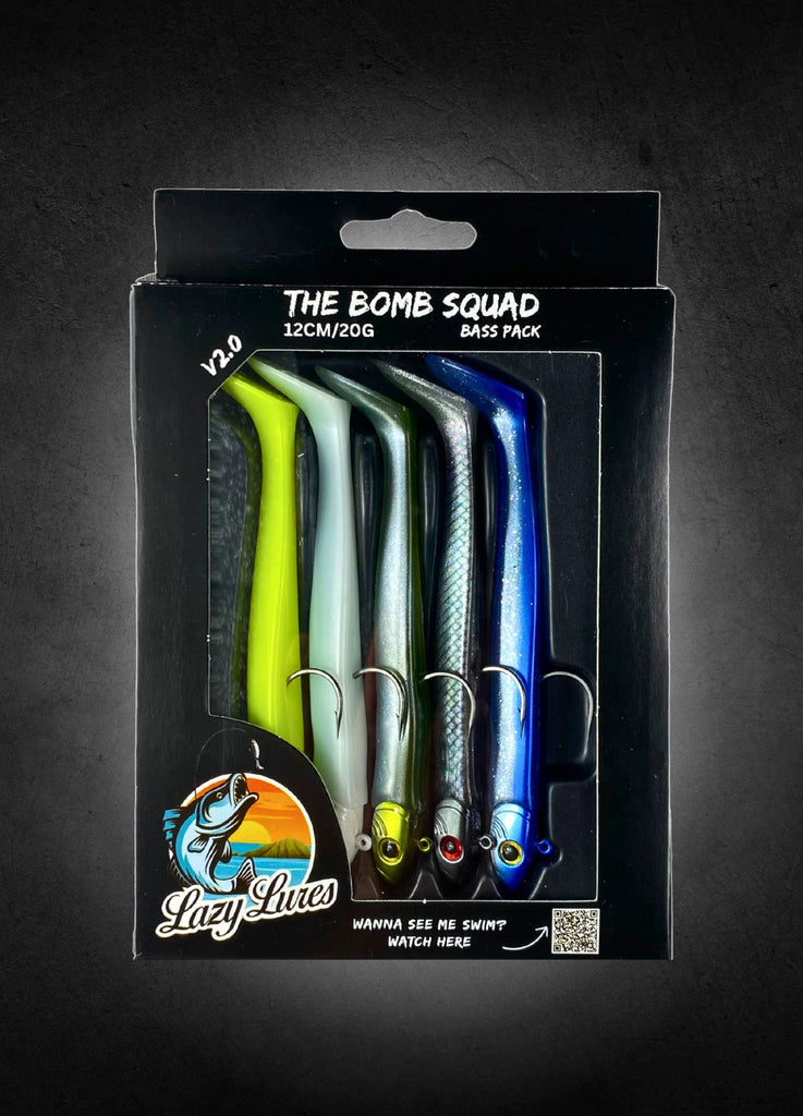 Lazy Lures Bomb Squad The Bass Multipack – Baits'R'Us