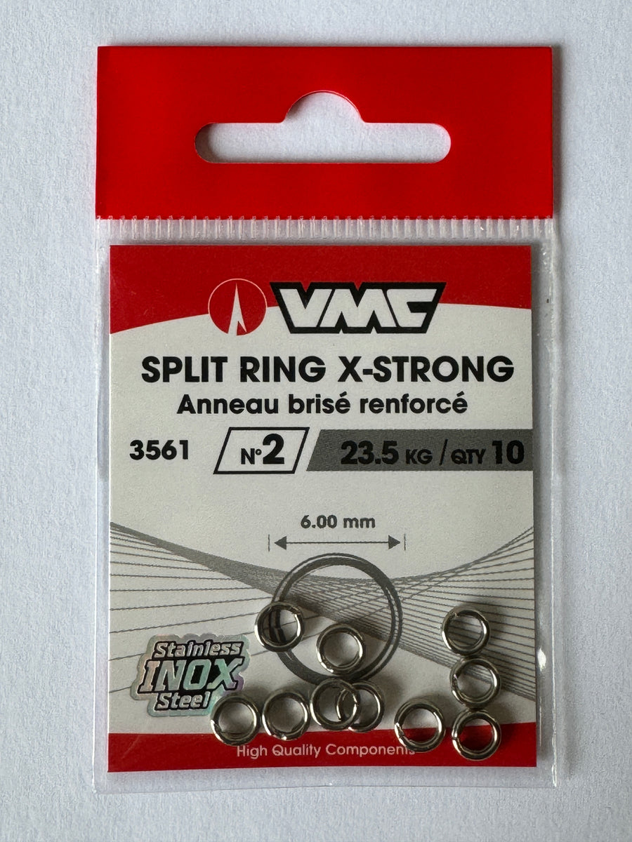 VMC 3261 Stainless X-Strong Split Ring – Baits'R'Us