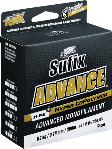 Sufix Advance Monofilament Line - 165 YDS