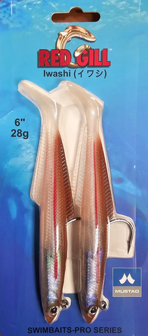 Red Gill Iwashi Swim Bait 6" - Wagasaki