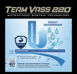 New! Vass 220 Lined Winter Bib & Brace W/Knee - Black