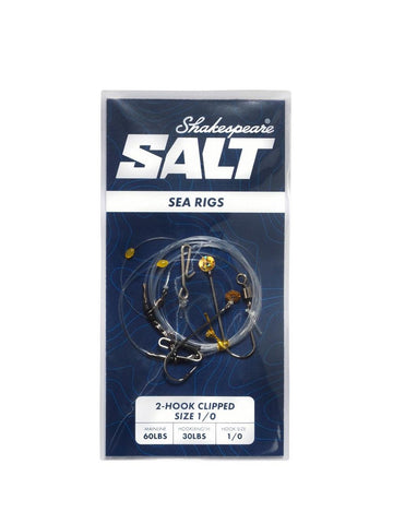 Shakespeare SALT 2-Hook Clipped size 2 - Rigs
