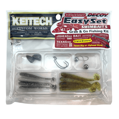 Decoy X Keitech "Grab & Go" Easy Set - Swimbaits