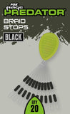 Fox Rage Predator Braid Stops - Black