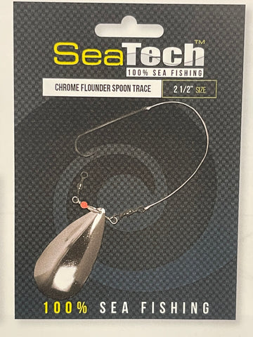 SeaTech Chrome Flounder Spoon