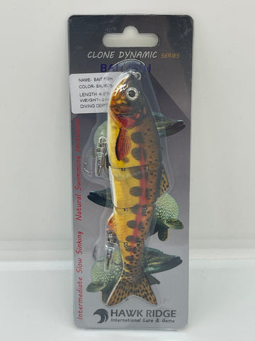 Hawkridge Clone Dynamic Series - Bait Fish 4.7" - Pike Lures - Salmon Parr