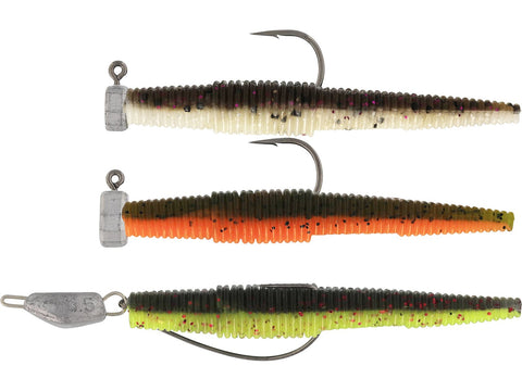Westin Ned Worm Slim R'N'R Super Finesse - Dark Water Mix - 5.5cm