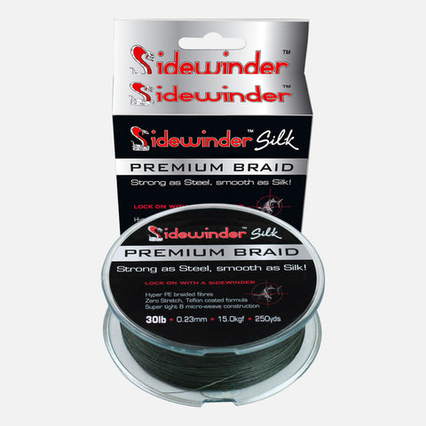 Sidewinder Silk Braid 250 YDS Line