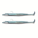 Fiiish Crazy Sand eel - Paddle Tail - Pearl Blue - Double Combo - Size 150