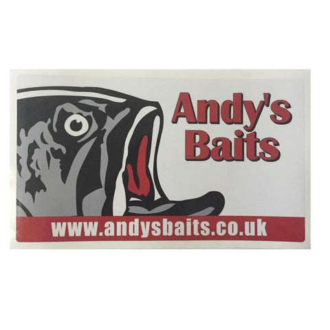 Andy's Baits Large Boat Sticker