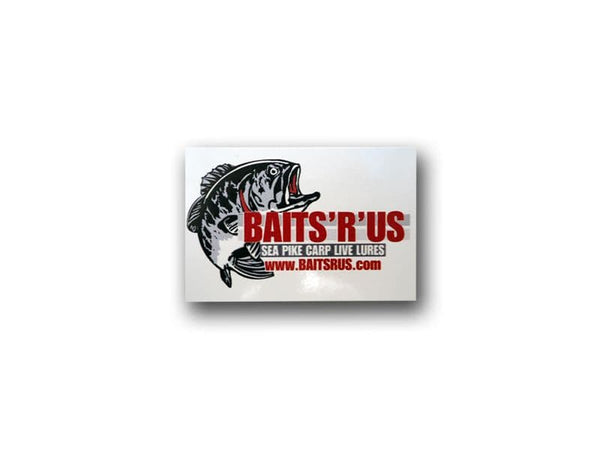 Baits'R'Us Tackle Box Sticker (FREE per order only)