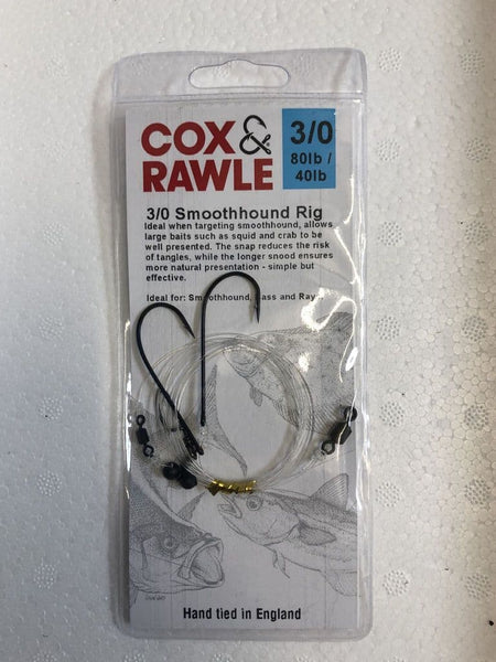 Bait Smooth Hound Rig 10 X Clipped Up Running Ledger Single Hook