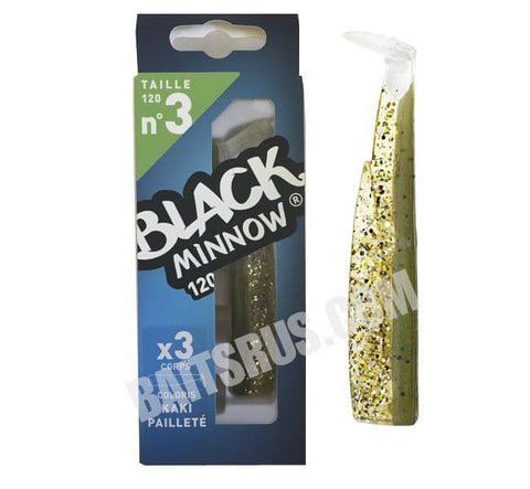 Fiiish Black Minnow - Khaki Glitter - Size 3