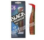 Fiiish Black Minnow - Khaki Red - Size 5