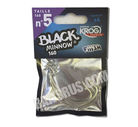 Fiiish Black Minnow - Krog Premium Hooks - Size 5