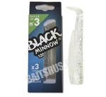 Fiiish Black Minnow - White Glitter - Size 3