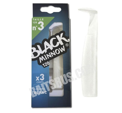 Fiiish Black Minnow - White - Size 3