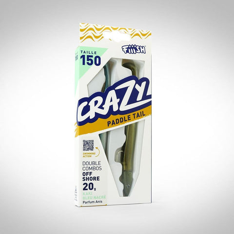 Fiiish Crazy Sand eel - Paddle Tail - Double Combo -Size 150