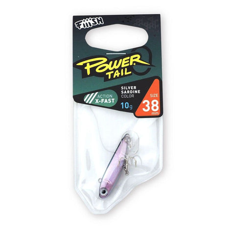 Fiiish Power Tail SW - Silver Sardine - 38mm