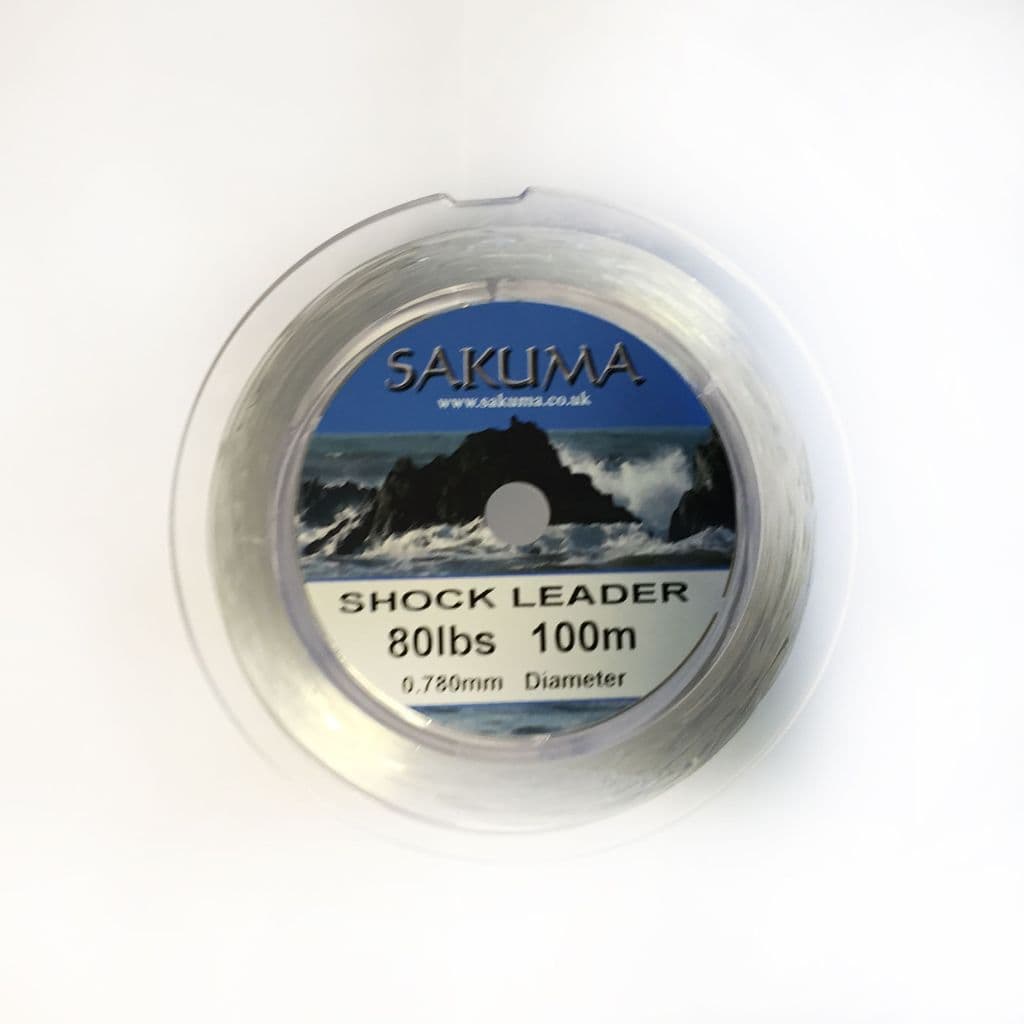 Sakuma Super Tough Co-Polymer Shock Leader Fishing Line – High Strength, Clear