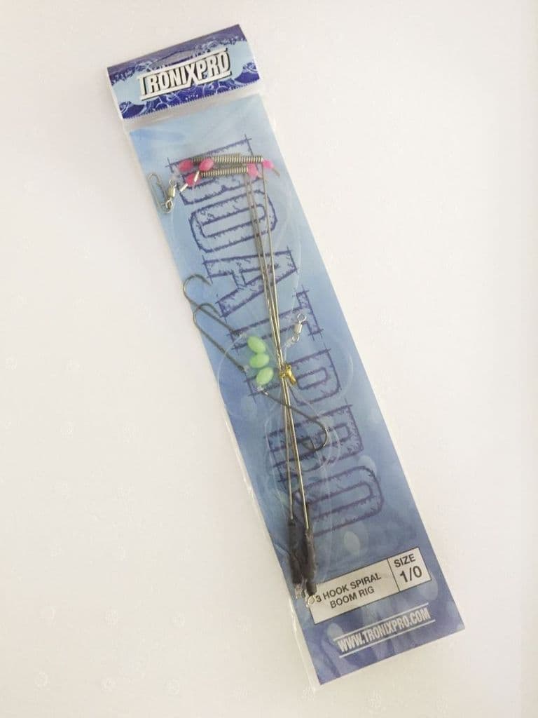TronixPro 3 Hook Spiral Boom Rig – Baits'R'Us